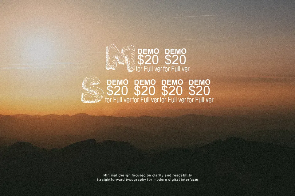 The Blob Font Font Preview for Packaging