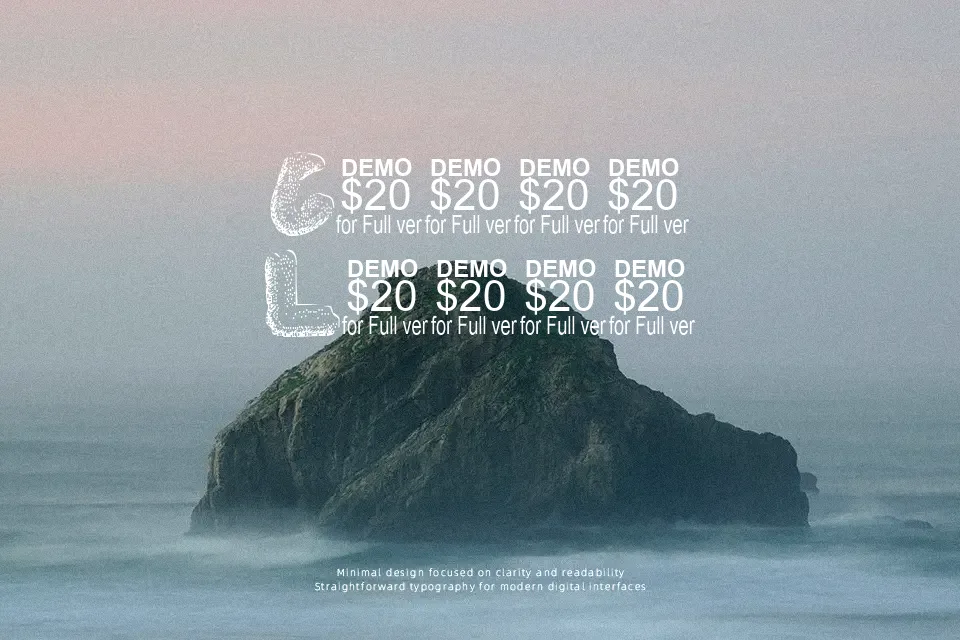 The Blob Font Font Preview for Packaging