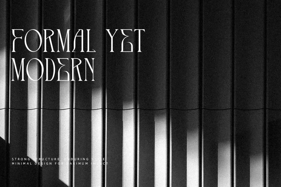 The Cronicle Font Font Preview for Luxury Headline