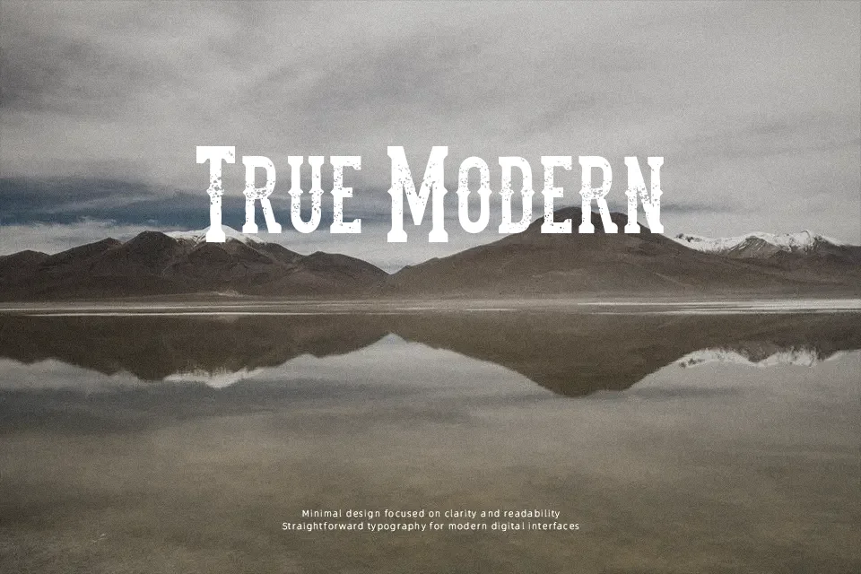 The Dead Saloon Font Slab Serif Font Preview for Branding