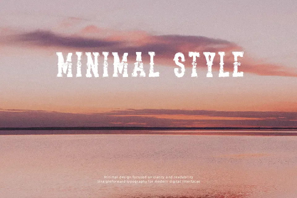 The Deadliest Saloon Font Font Preview for Rough Headline