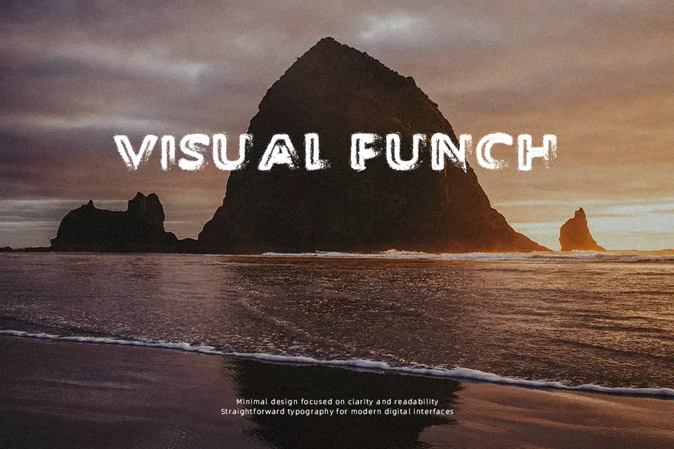 The Decompozed Font Font Preview for Dark Mood