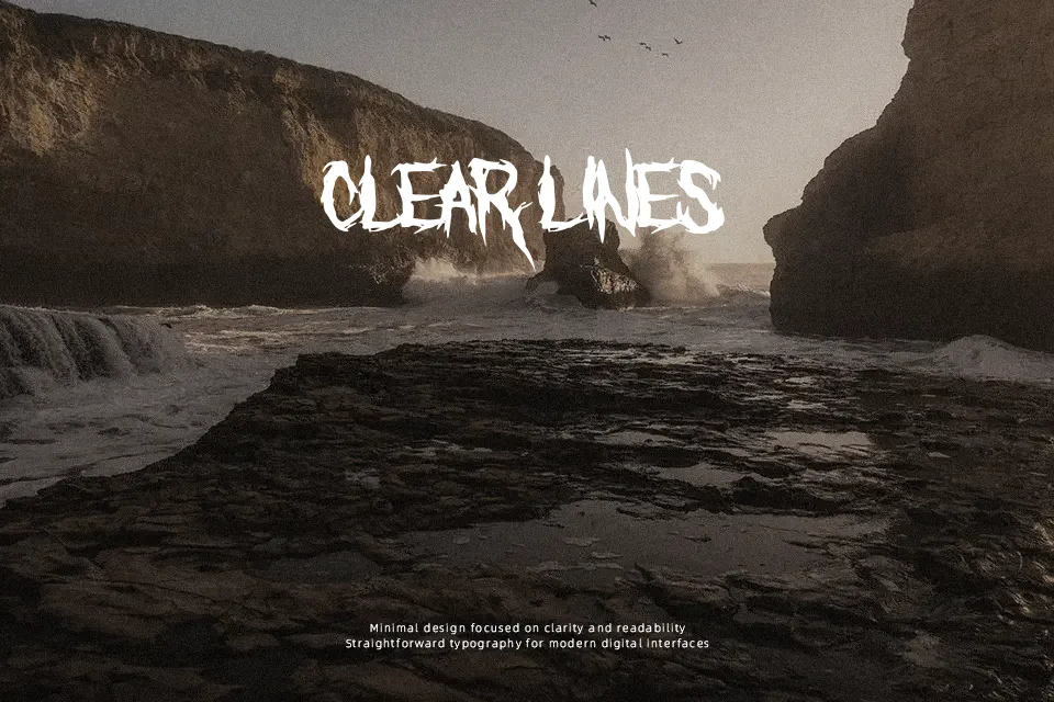 The Defiler Font Font Preview for Dramatic Branding