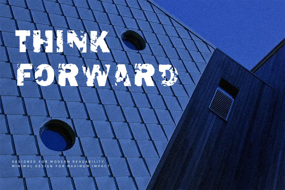 The End Font Font Display Font Preview for Logo