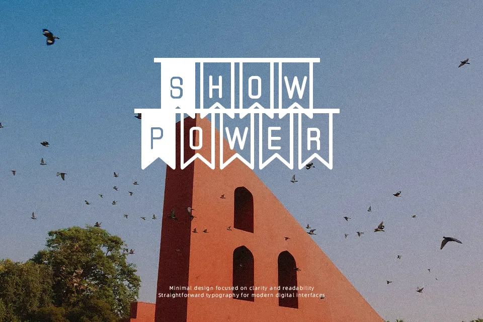 The Flaggy St Font Font Preview in Latin