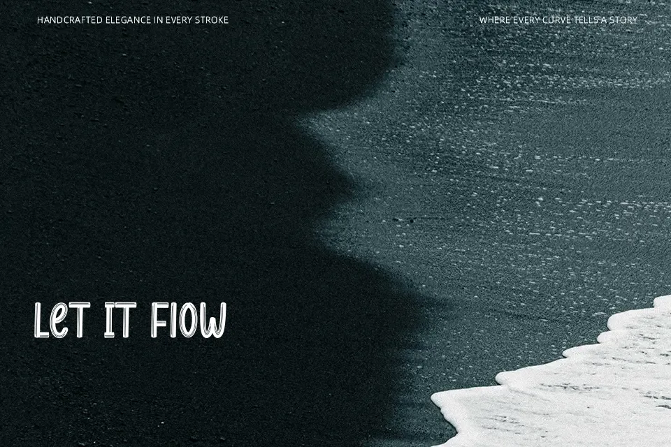 The Flights Font Font Preview for Creative Invitation
