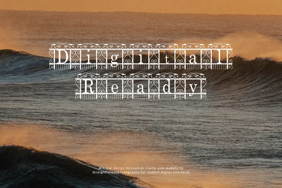 The Garden Font Font Preview for Romantic Invitation