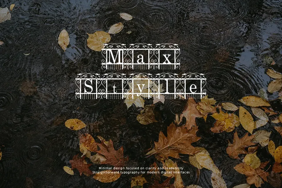 The Garden Font Font Preview for Headline