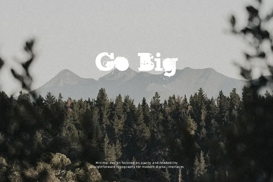 The Great Thunder Font Display Font Preview for Branding