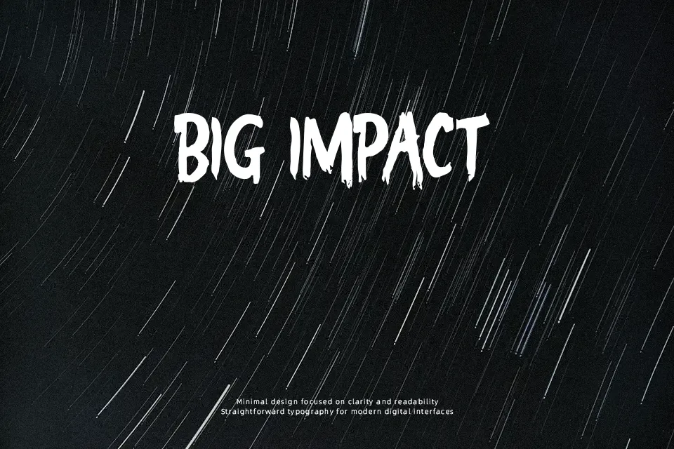 The Incredible Demon Font Font Preview for Dramatic Film