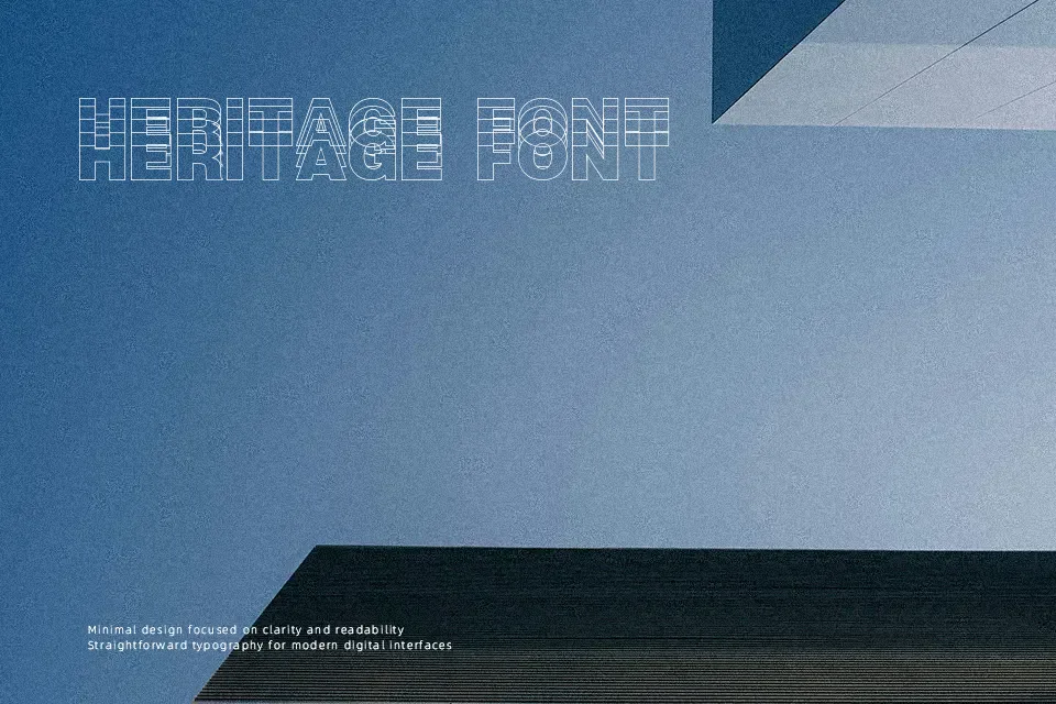 The Modern Chaos Font Font Preview for Rough Poster