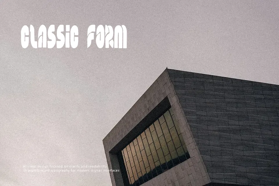 The Modern Family Empire Font Font Preview for Retro Poster