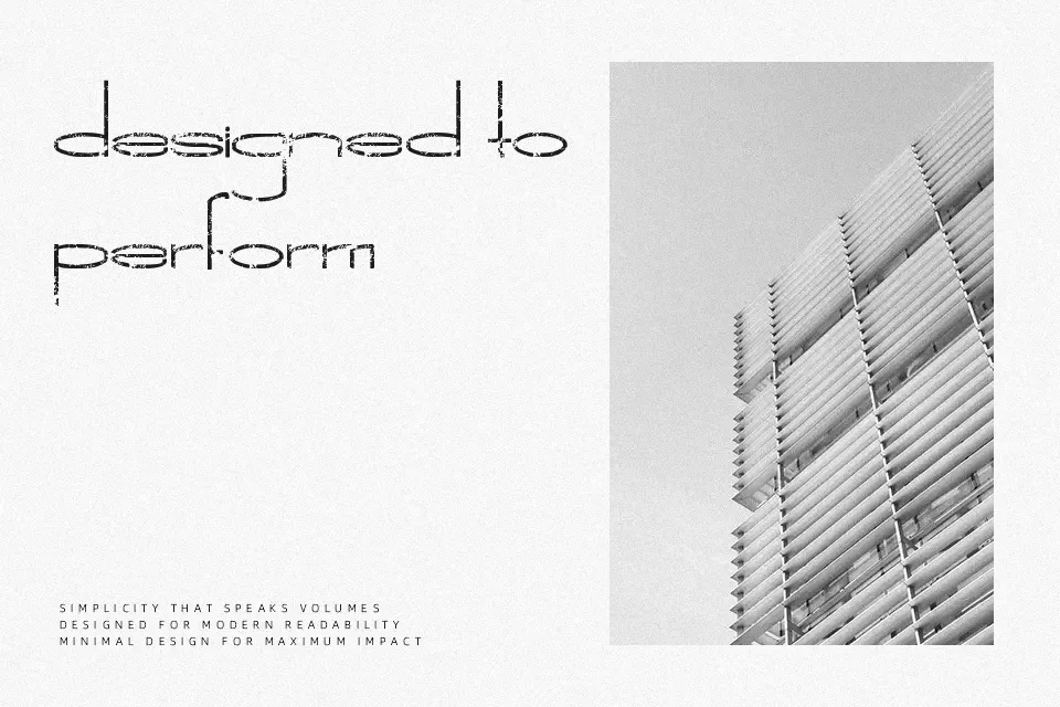 The New Metropolitan Font Font Preview for Bold Poster
