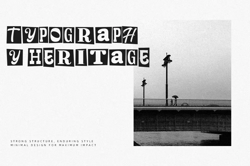 The Ransom Notes Font Display Font Preview for Poster