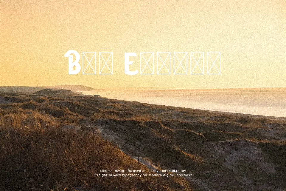 The Rustic Font Font Preview for Bold Poster