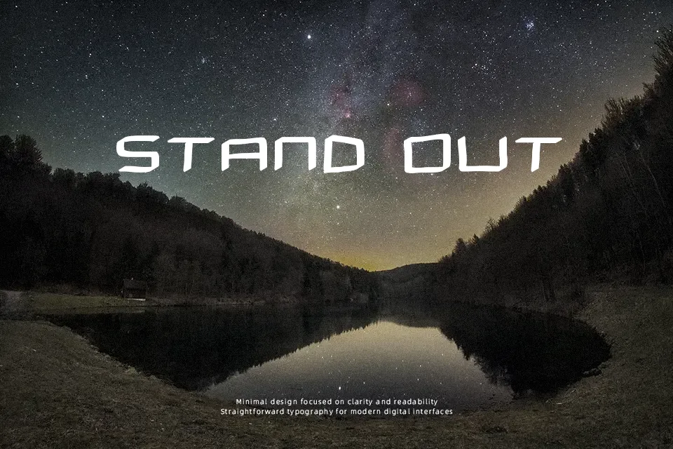 The Spaceman Font Font Preview for Creative Headline