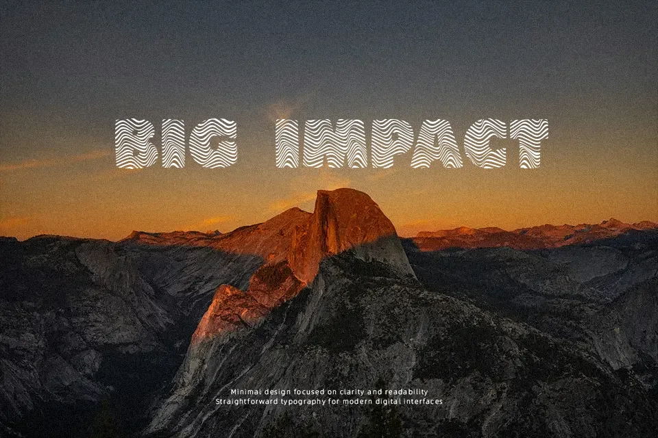 The Wave Font Font Preview for Artistic Headline