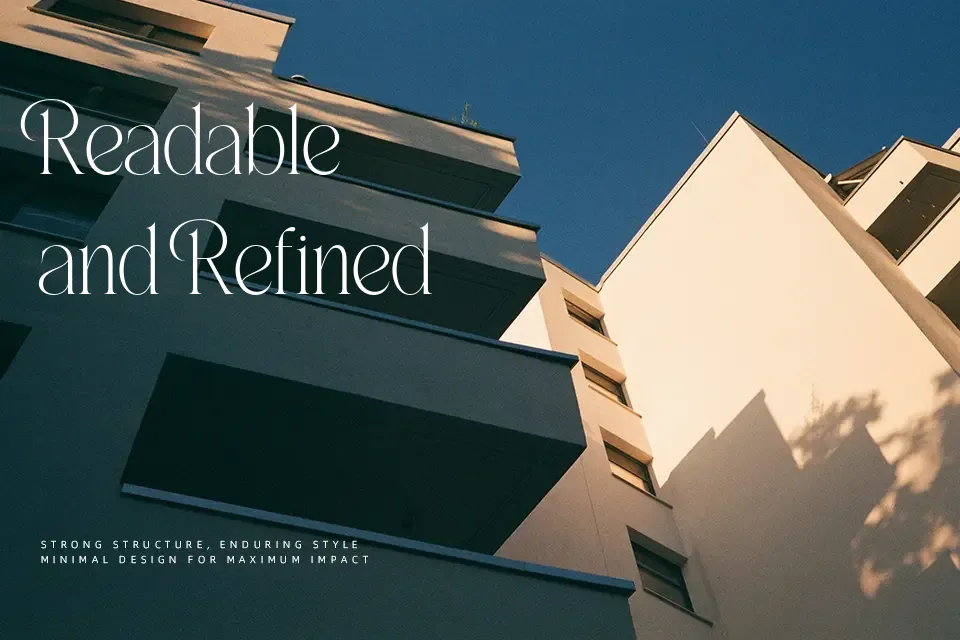 Theater Brillion Font Font Preview for Elegant Headline
