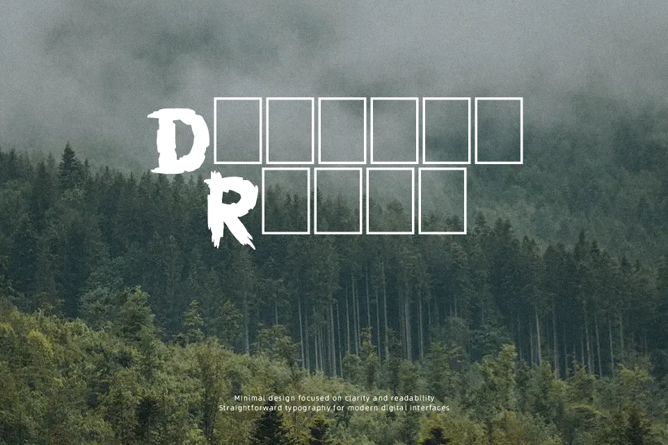 Them! Font Display Font Preview for Gaming