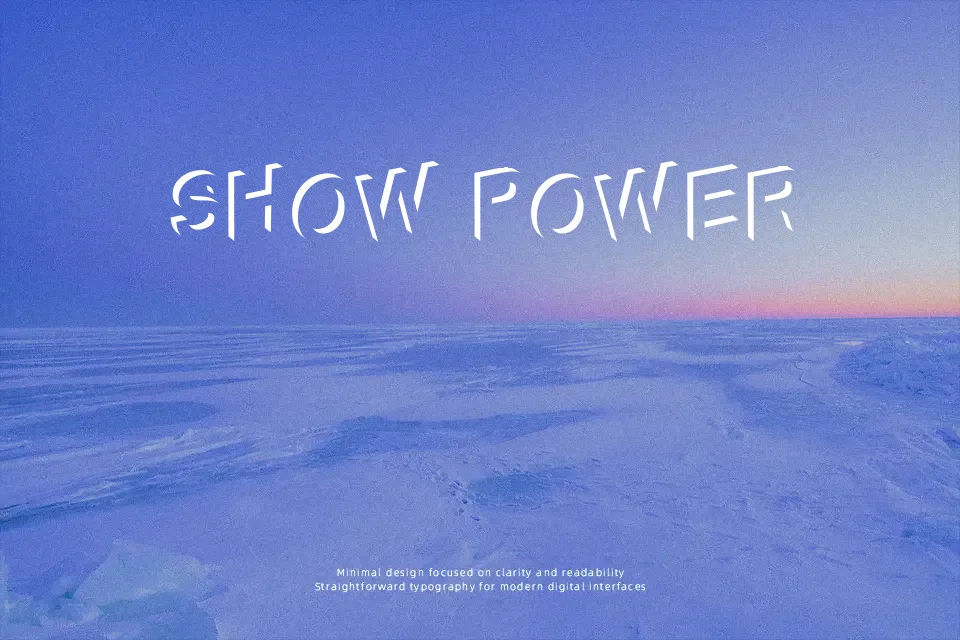 Therp Font Font Preview for Bold Poster