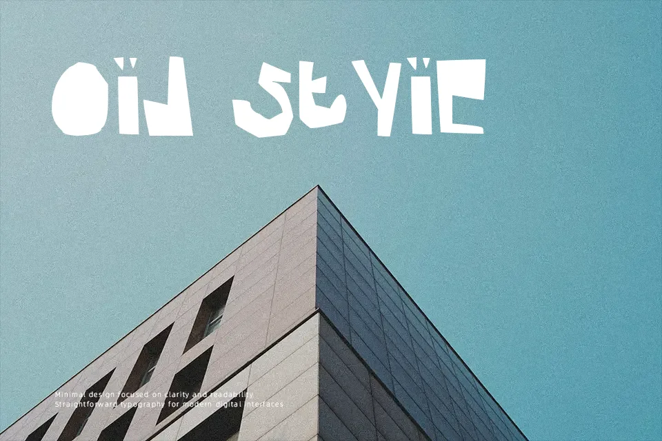 Thick Font Decorative Font Preview for Packaging