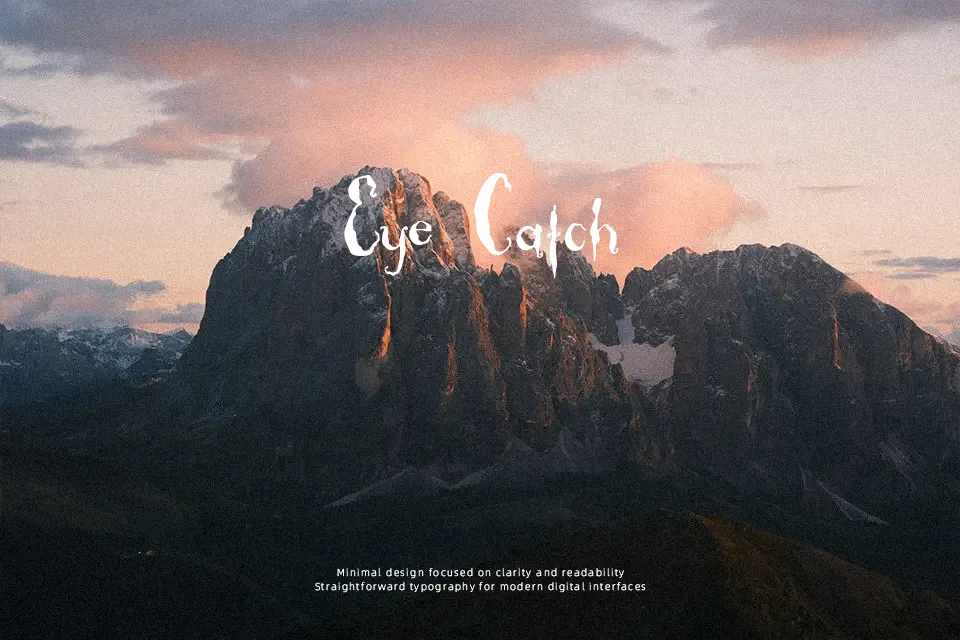 Thicket Font Display Font Preview for Invitation