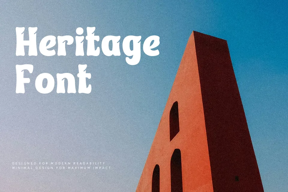 Thill Caten Font Font Preview for Creative Poster