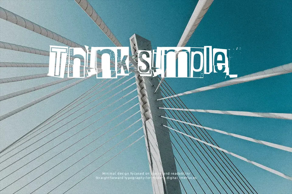 Thin Four Down Three Crazy Pink Font Font Preview for Headline