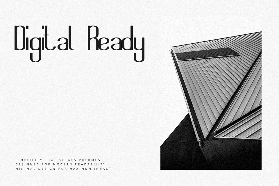 Think More for Solution Font Sans Serif Font Preview for Poster