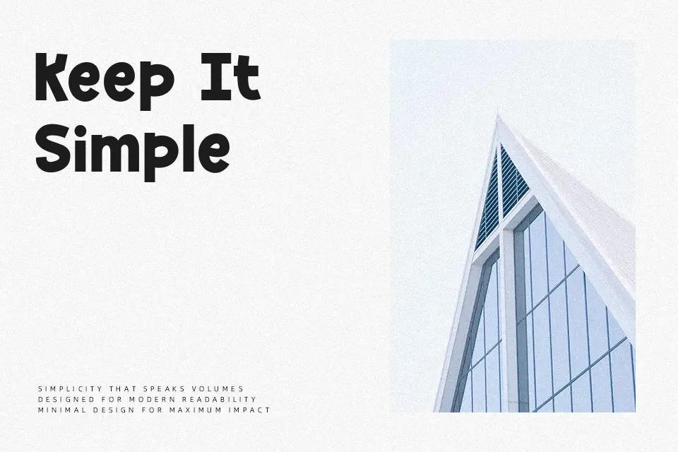 Thocant Font Font Preview for Clean Packaging