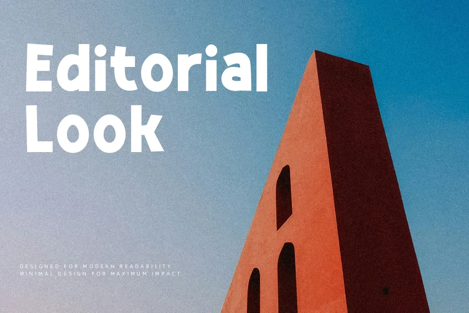 Thocant Font Sans Serif Font Preview for Logo