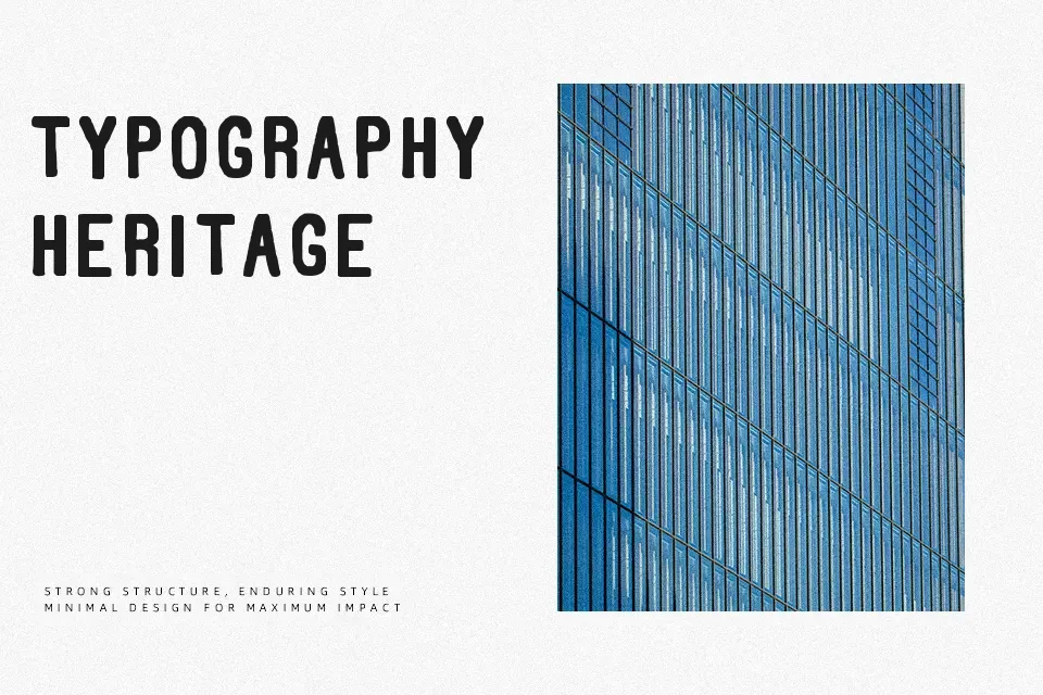 Thorne Font Font Preview for Grunge Headline