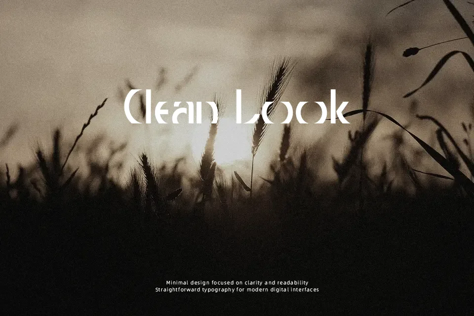Threshold CP Font Geometric Font Preview for Logo
