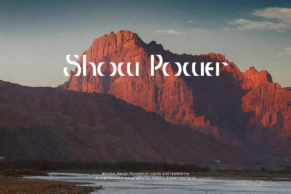 Threshold CP Font Font Preview for Futuristic Poster