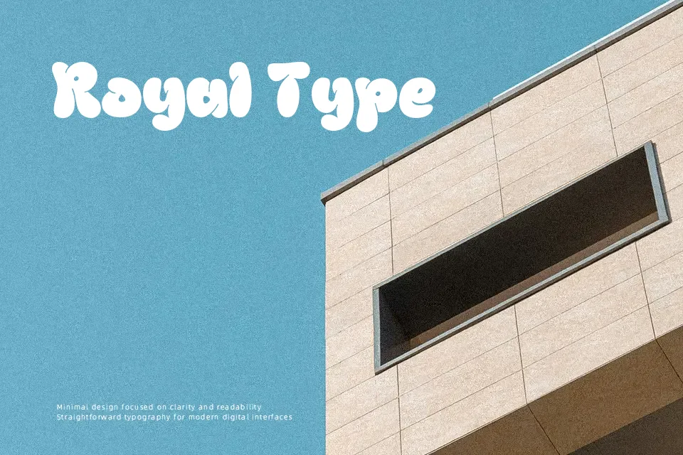 Thurof Font Rounded Font Preview for Poster