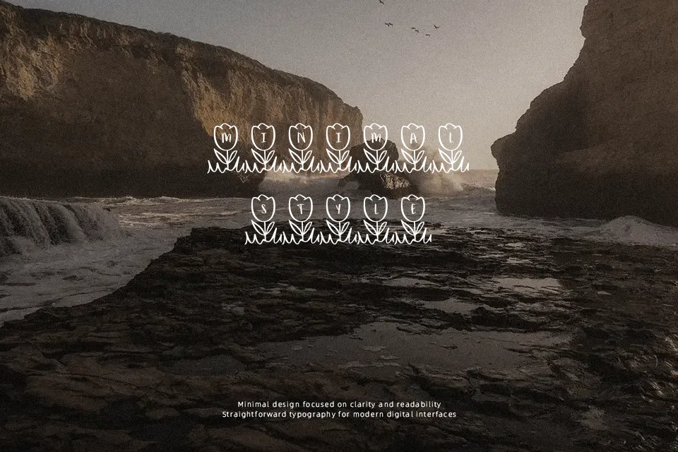 Tidy Tulips Font Font Preview for Artistic Headline