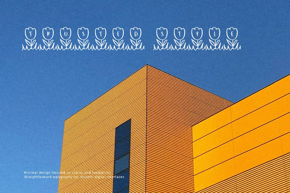 Tidy Tulips Font Font Preview for Friendly Poster