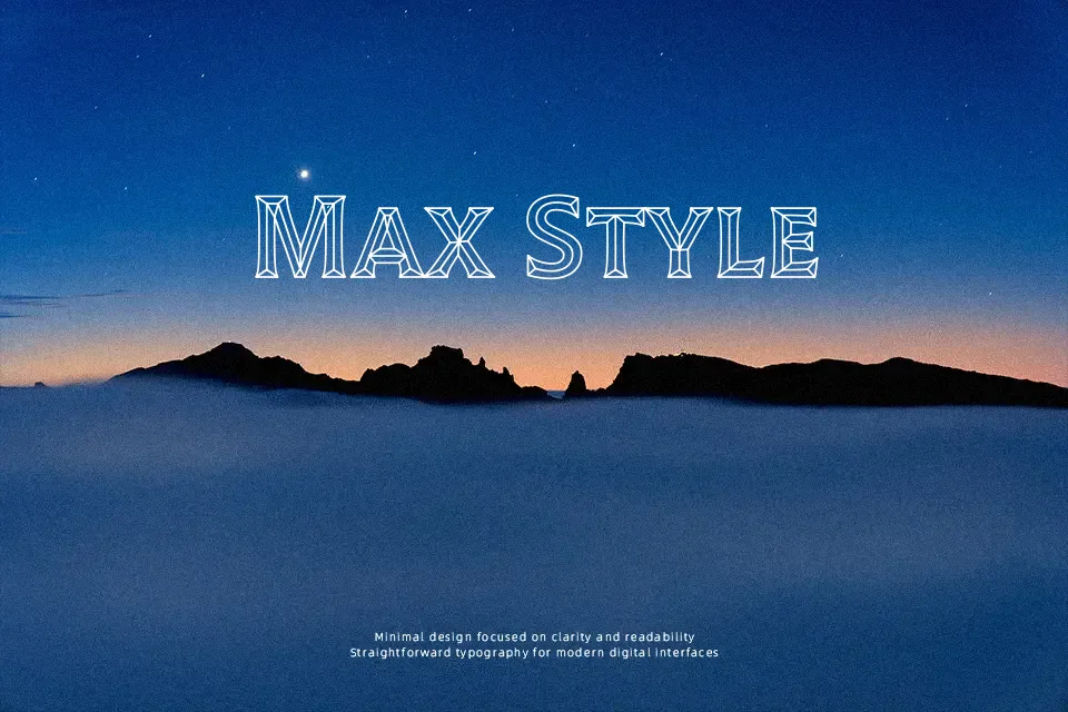 Tilt Prism Font Display Font Preview for Logo
