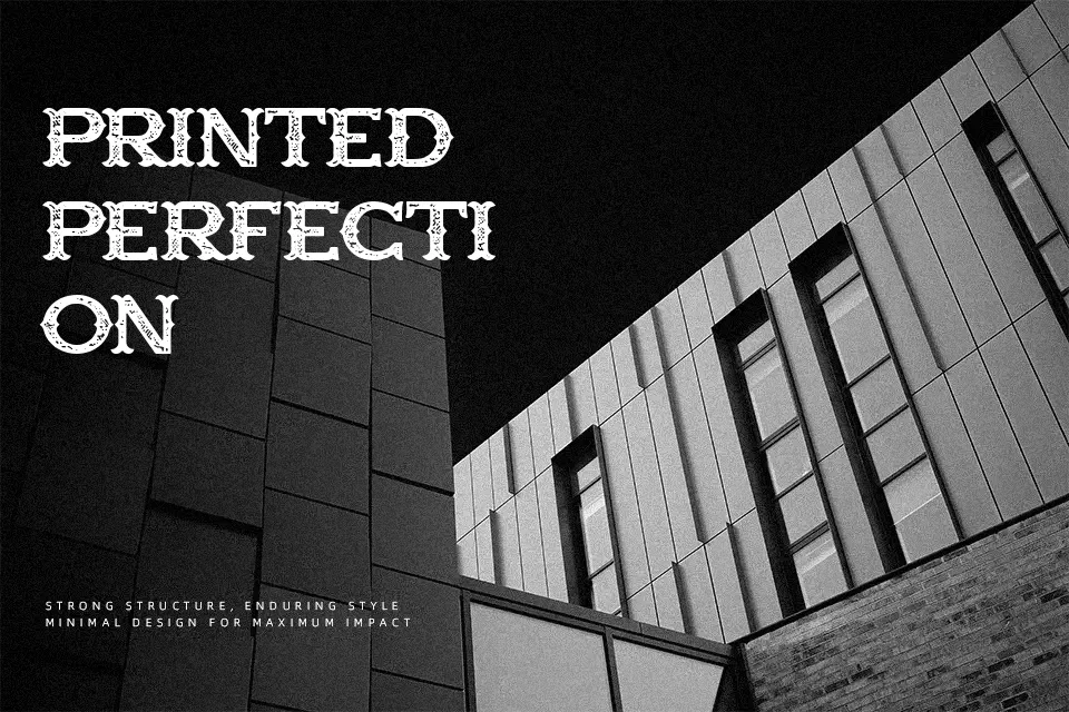 Time to Dead Font Serif Font Preview