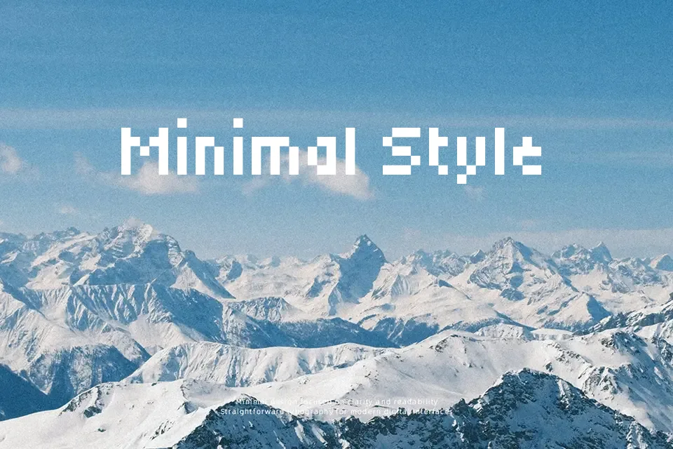 Tiny5 Font Font Preview for Retro Website