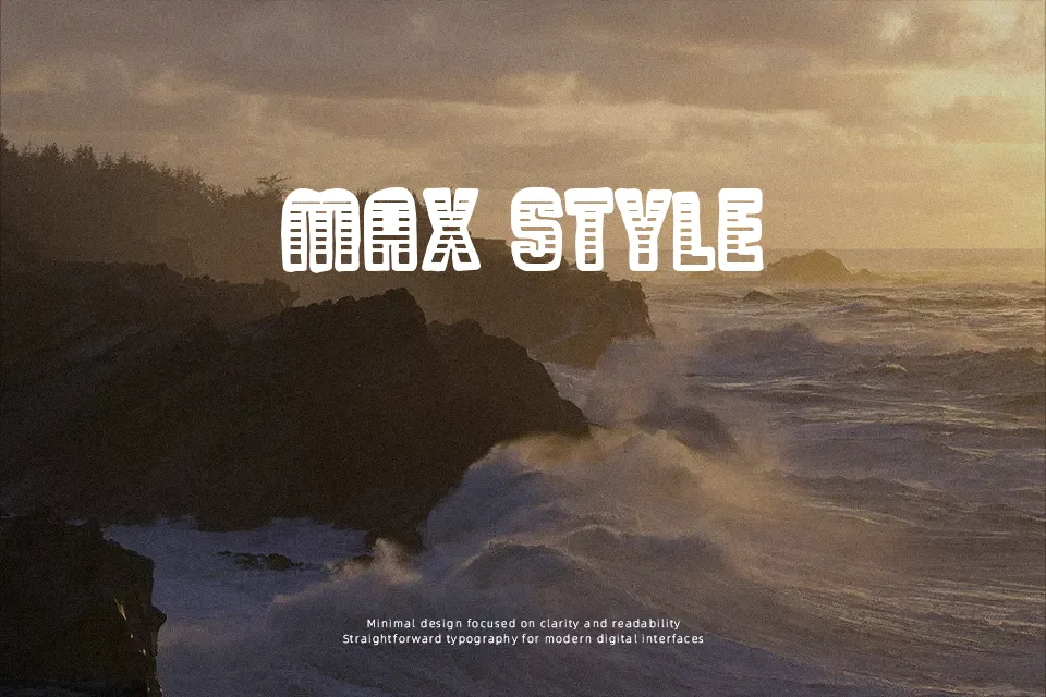 Touristic Chaos Font Font Preview for Packaging