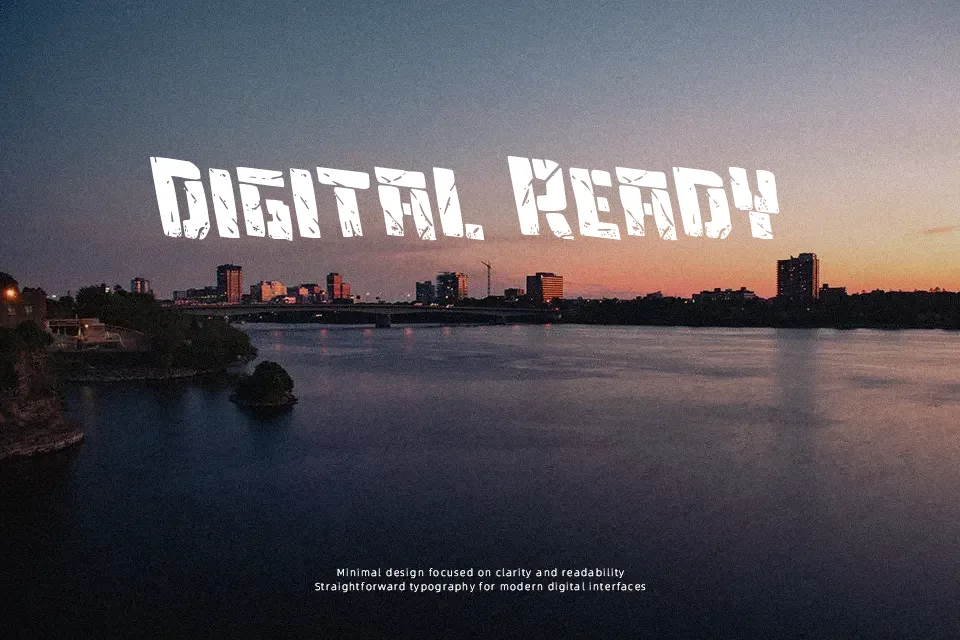 Tower Ruins Font Font Preview for Grunge Film
