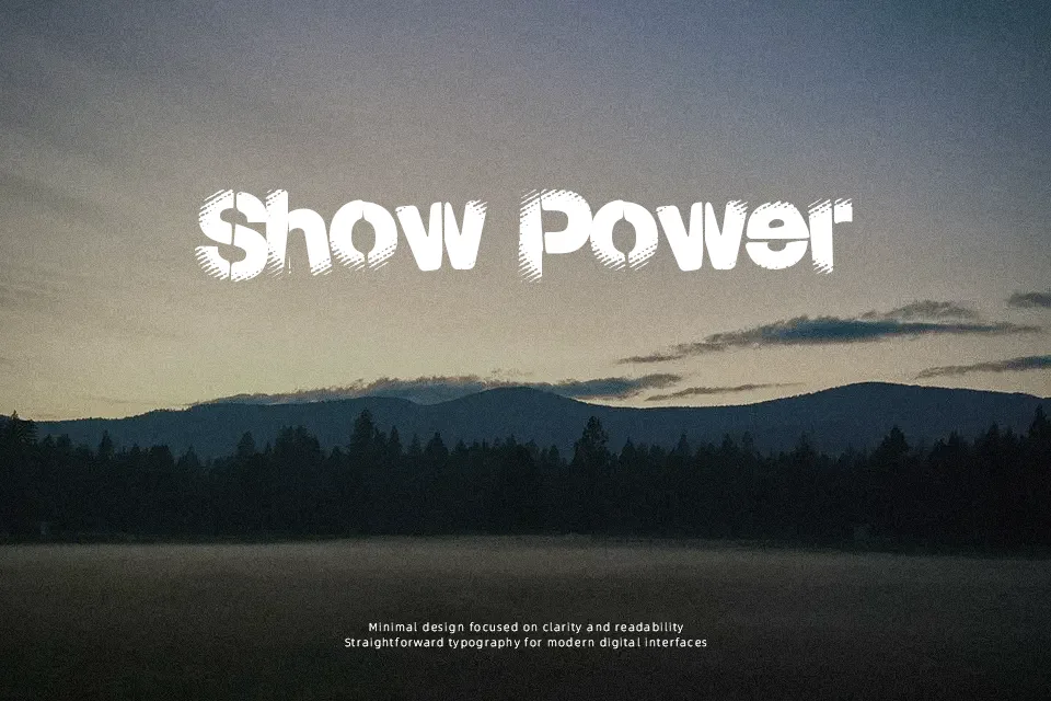 Toxic Powers Font Display Font Preview