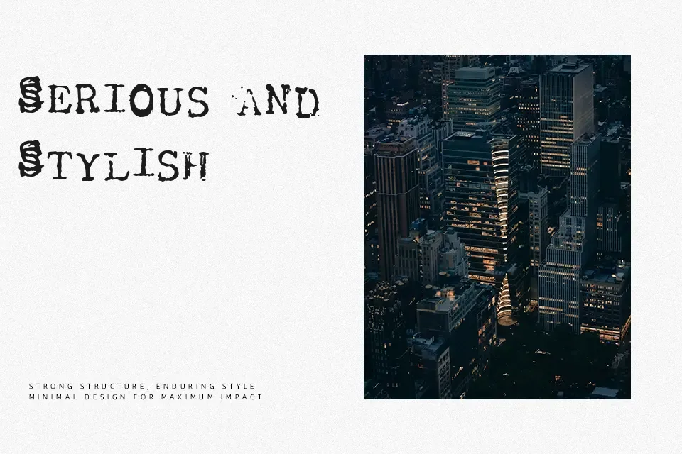 Tract Font Font Preview for Vintage Branding