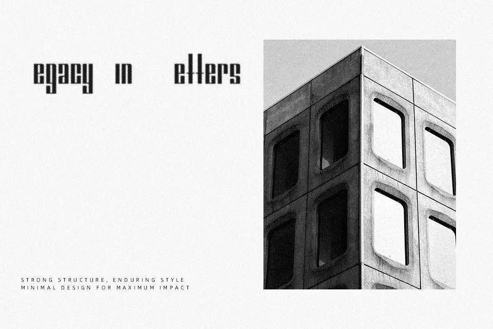 Trajma Font Font Preview for Film