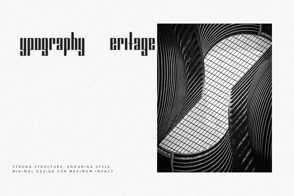 Trajma Font Decorative Font Preview for Packaging