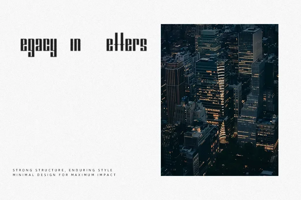 Trajma Font Display Font Preview for Packaging