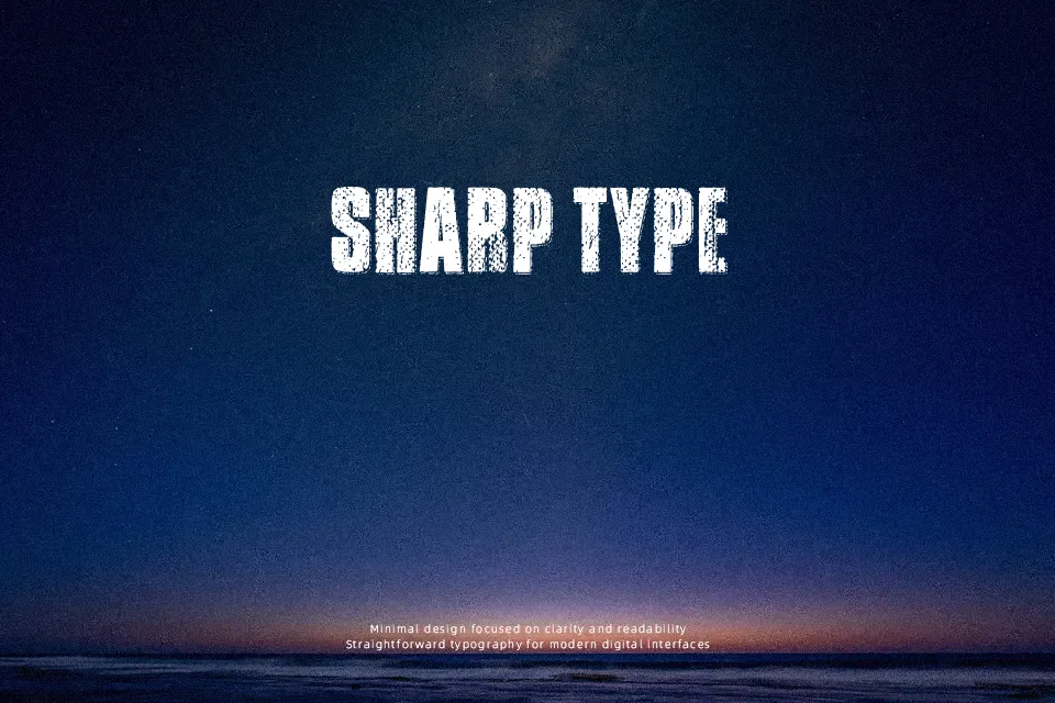 Transit Display Font Font Preview for Retro Mood