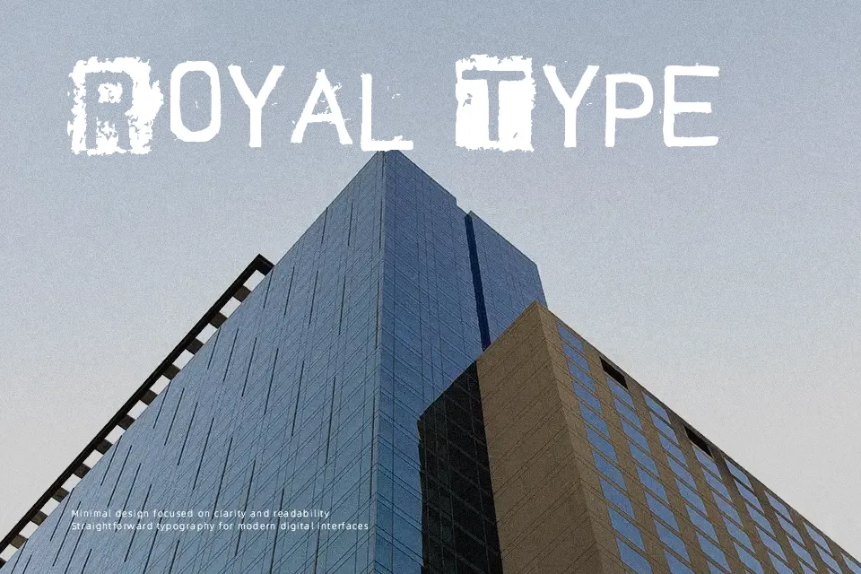 Trash Toys 02 Font Font Preview for Dark Film