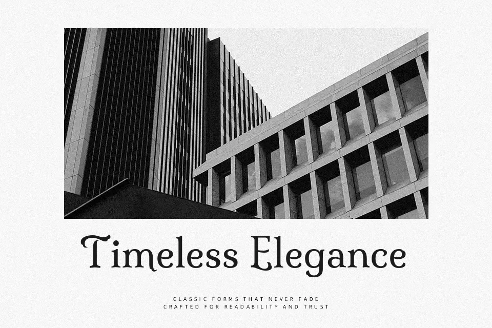 Milonga Font Serif Font Preview for Poster